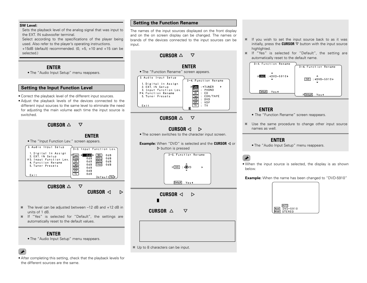 Denon AVR-3806 User Manual | Page 69 / 142