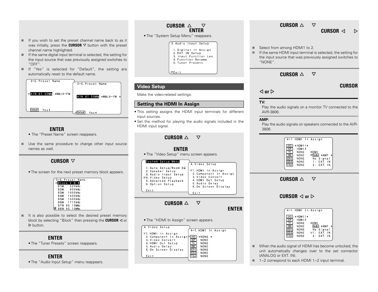 Denon AVR-3806 User Manual | Page 71 / 142