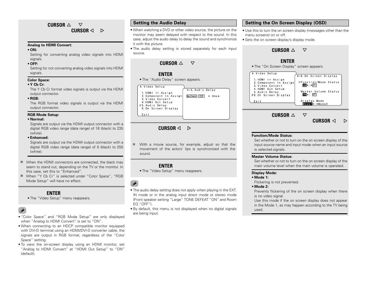 Denon AVR-3806 User Manual | Page 73 / 142
