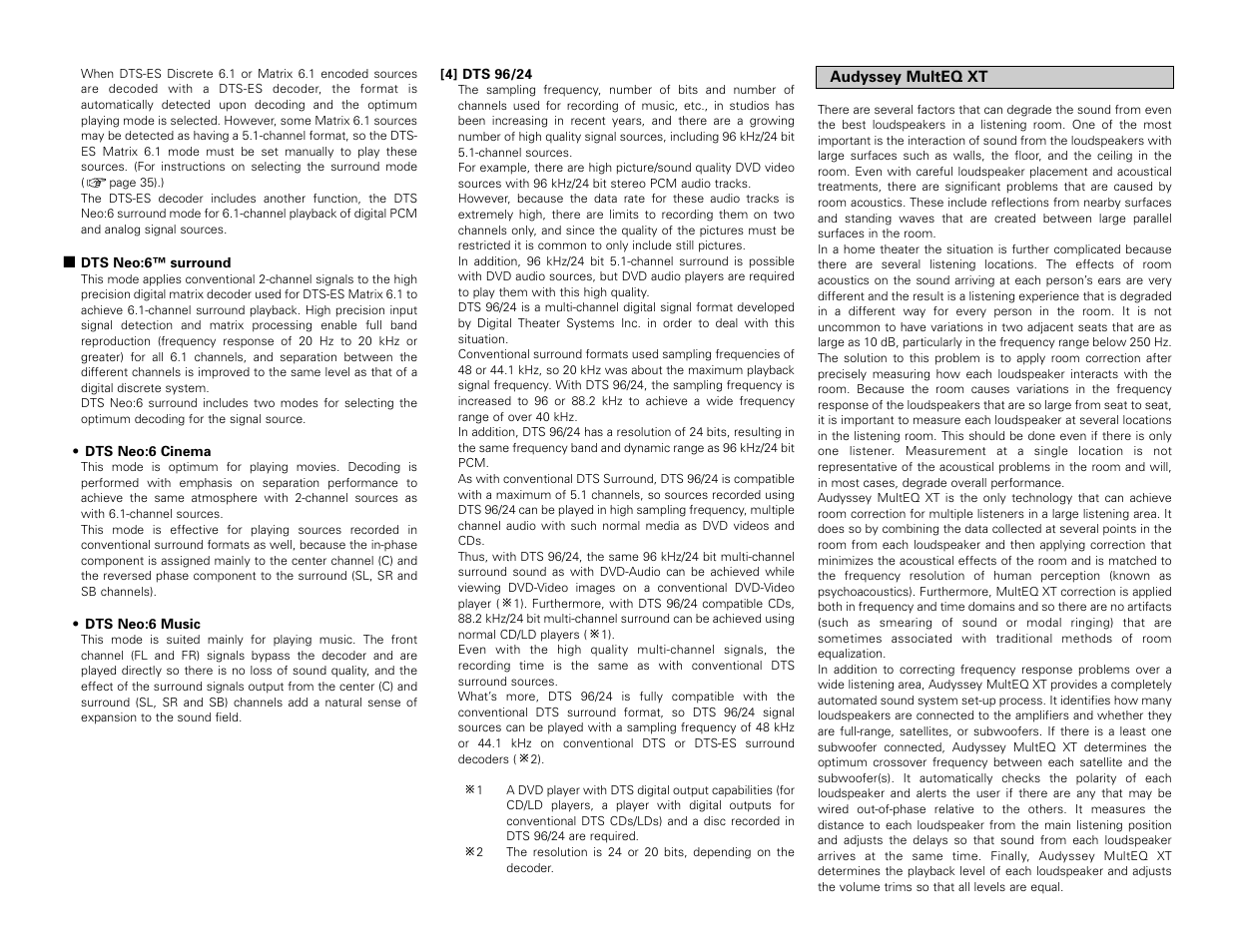 Denon AVR-3806 User Manual | Page 97 / 142