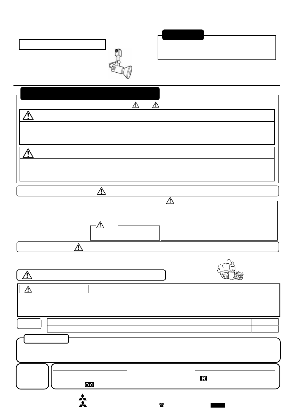 MITSUBISHI ELECTRIC LS1643W User Manual | 2 pages