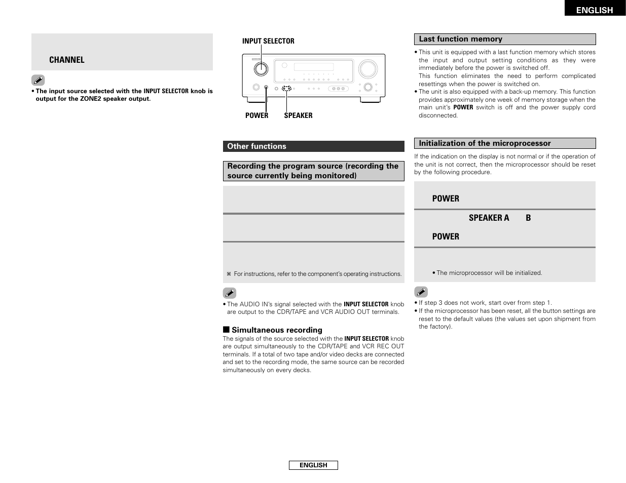 Denon AVR-486 User Manual | Page 39 / 53