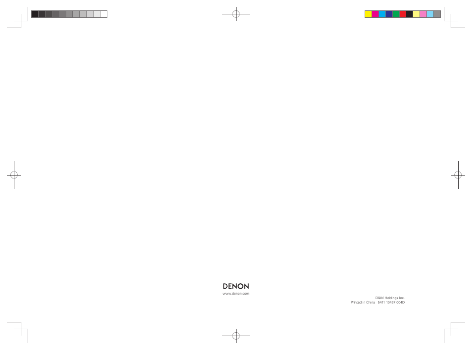 Denon RCD-M38 User Manual | Page 37 / 37