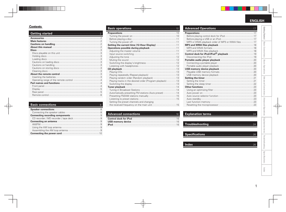 Denon RCD-M38 User Manual | Page 4 / 37