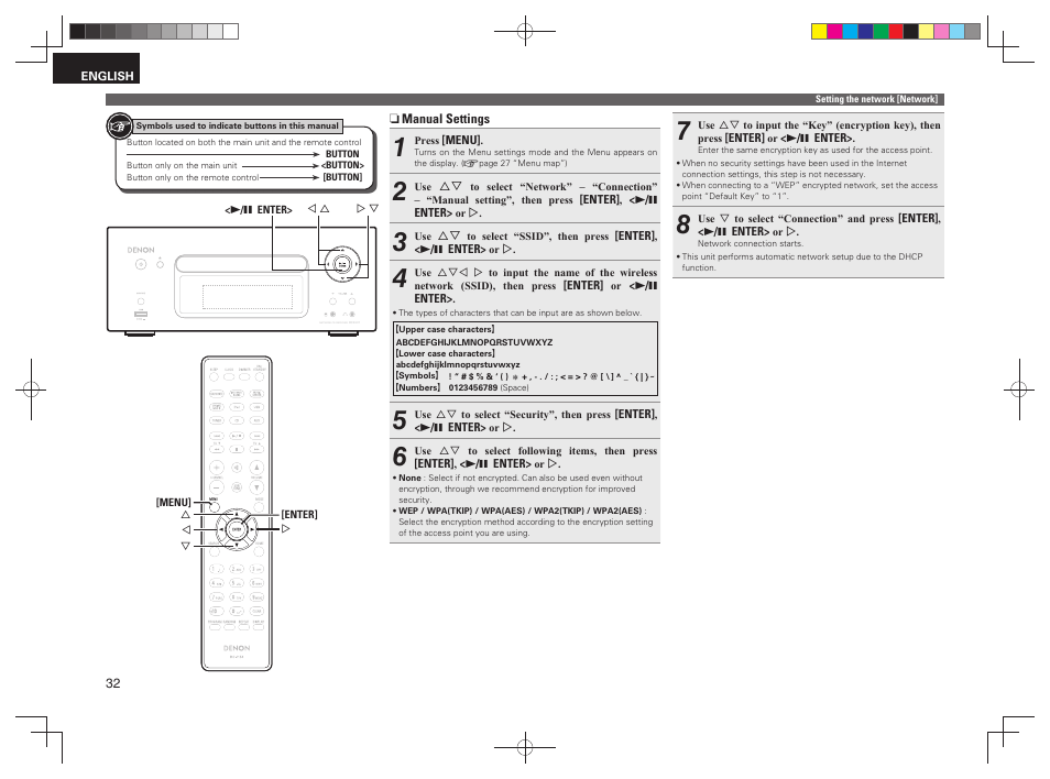 Denon RCD-N7 User Manual | Page 36 / 58