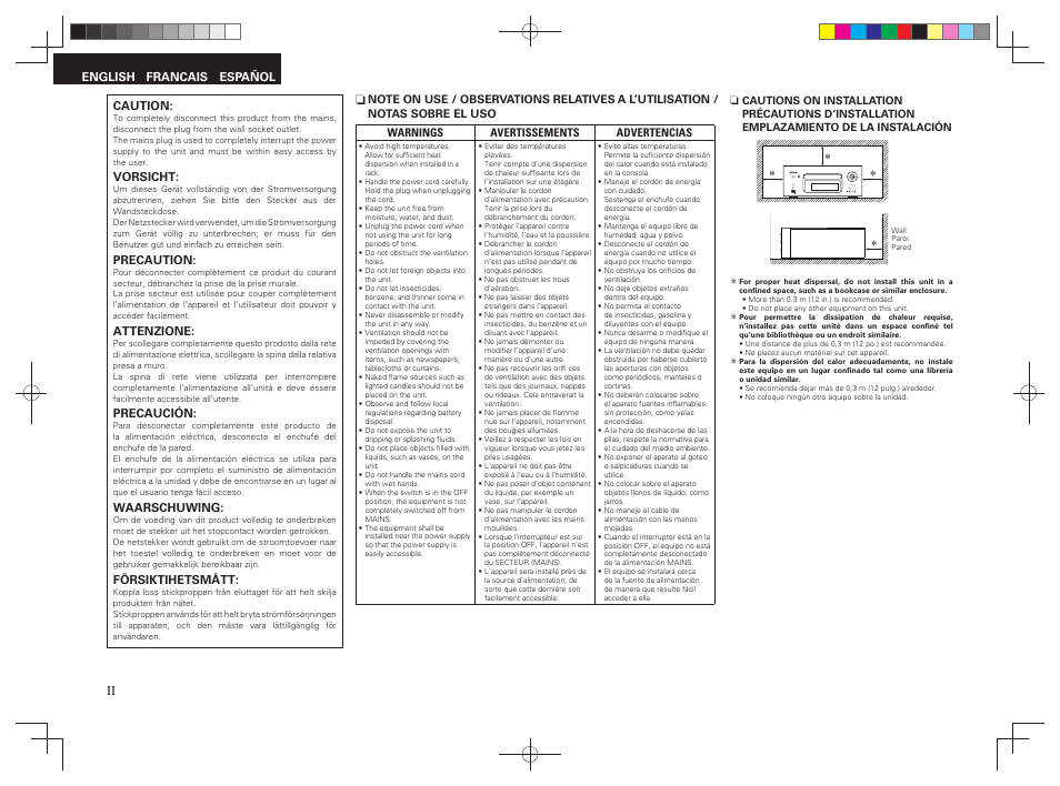 Ii n | Denon RCD-N7 User Manual | Page 4 / 58