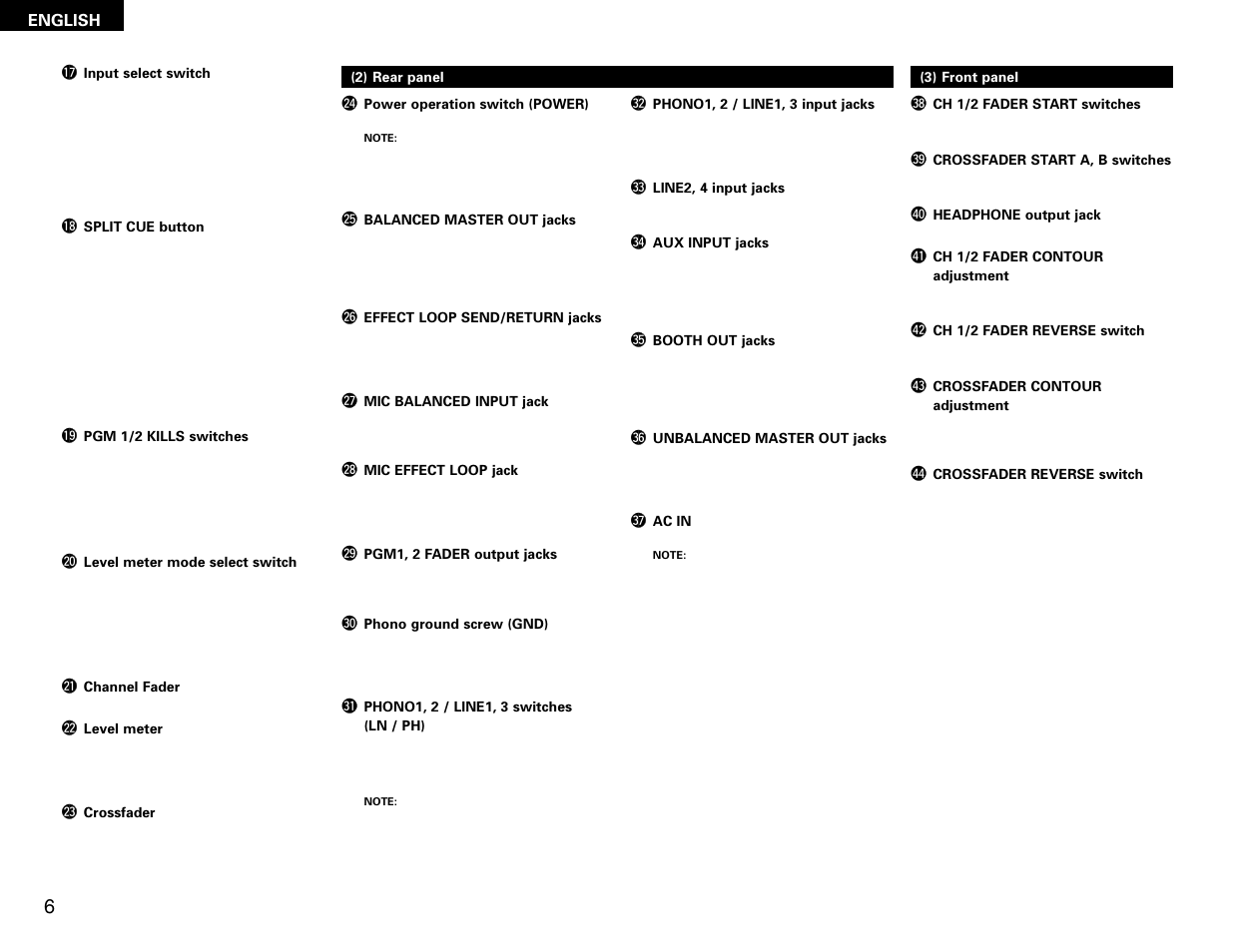 Denon DN-X300 User Manual | Page 6 / 17