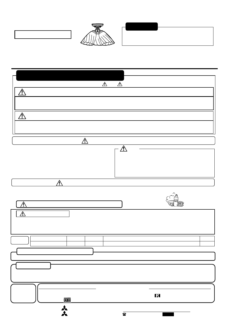 MITSUBISHI ELECTRIC LKF5043EL User Manual | 2 pages