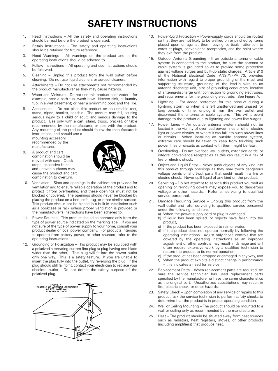 Safety instructions | Denon D-M51DVS User Manual | Page 3 / 109