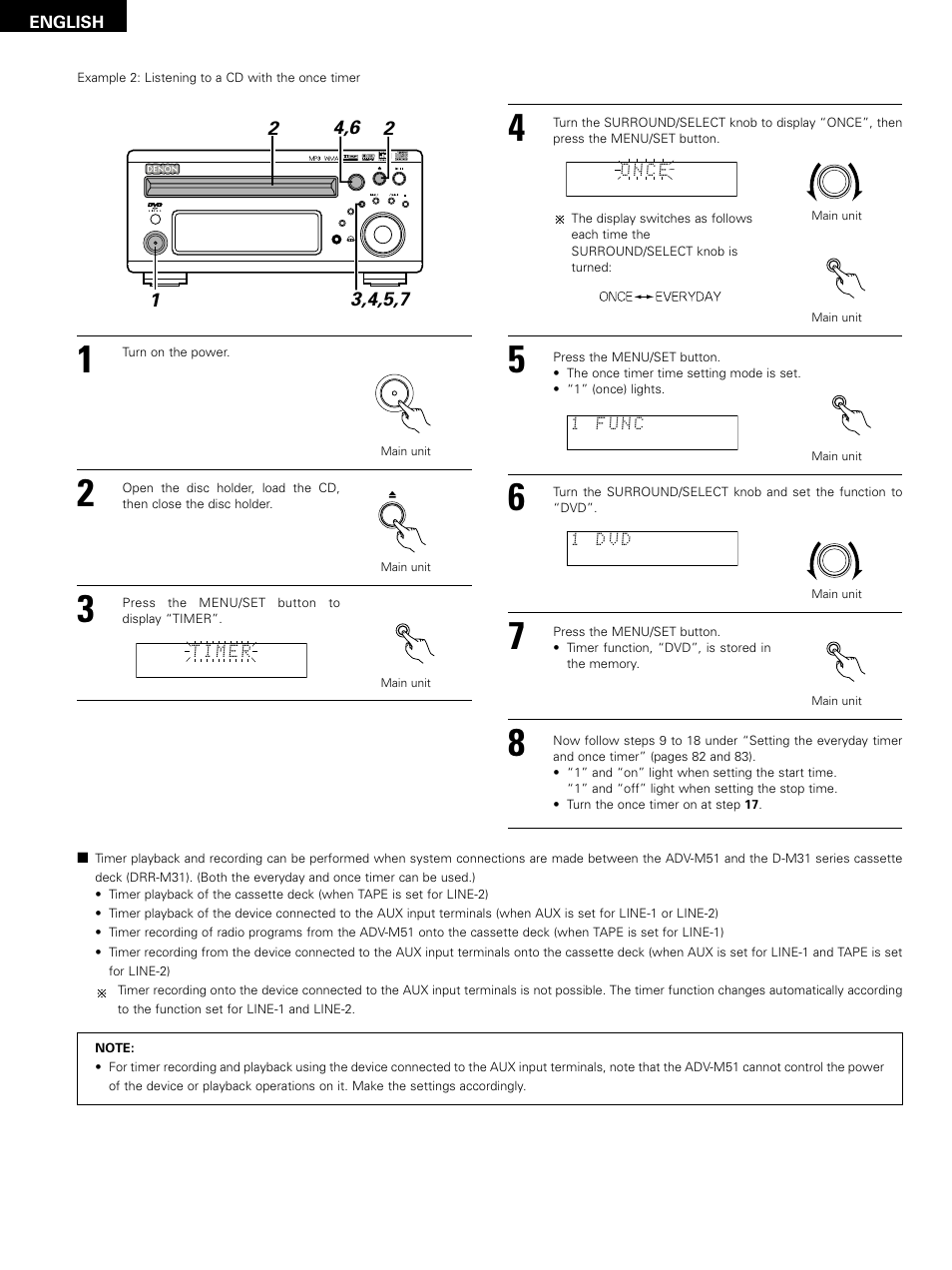 English | Denon D-M51DVS User Manual | Page 84 / 109