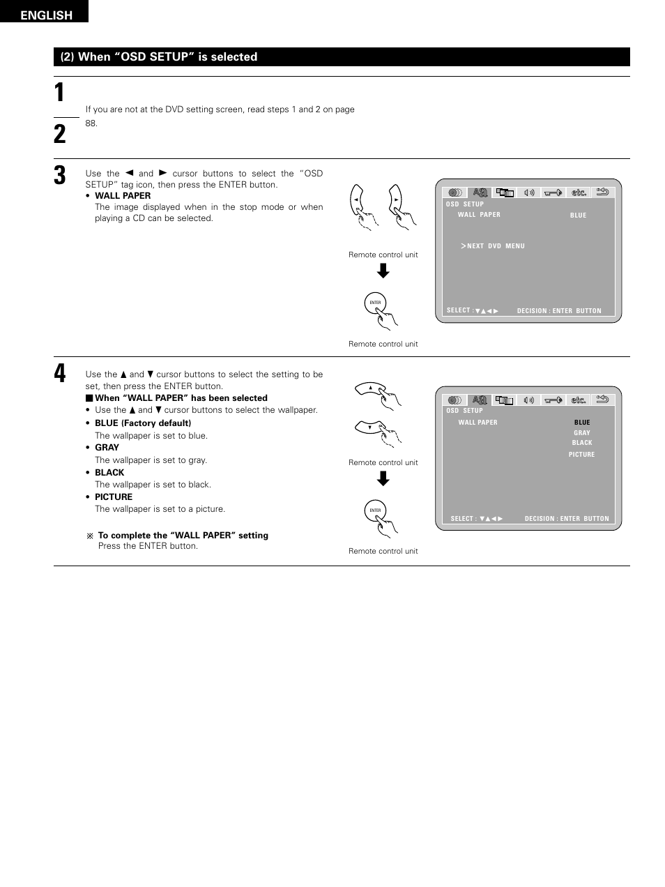 Denon D-M51DVS User Manual | Page 92 / 109