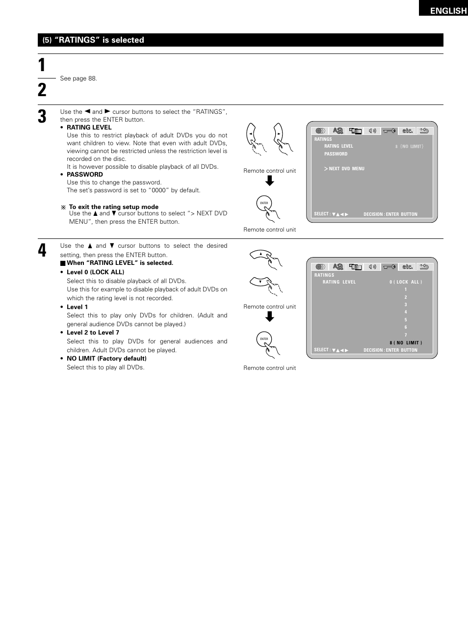 English | Denon D-M51DVS User Manual | Page 97 / 109