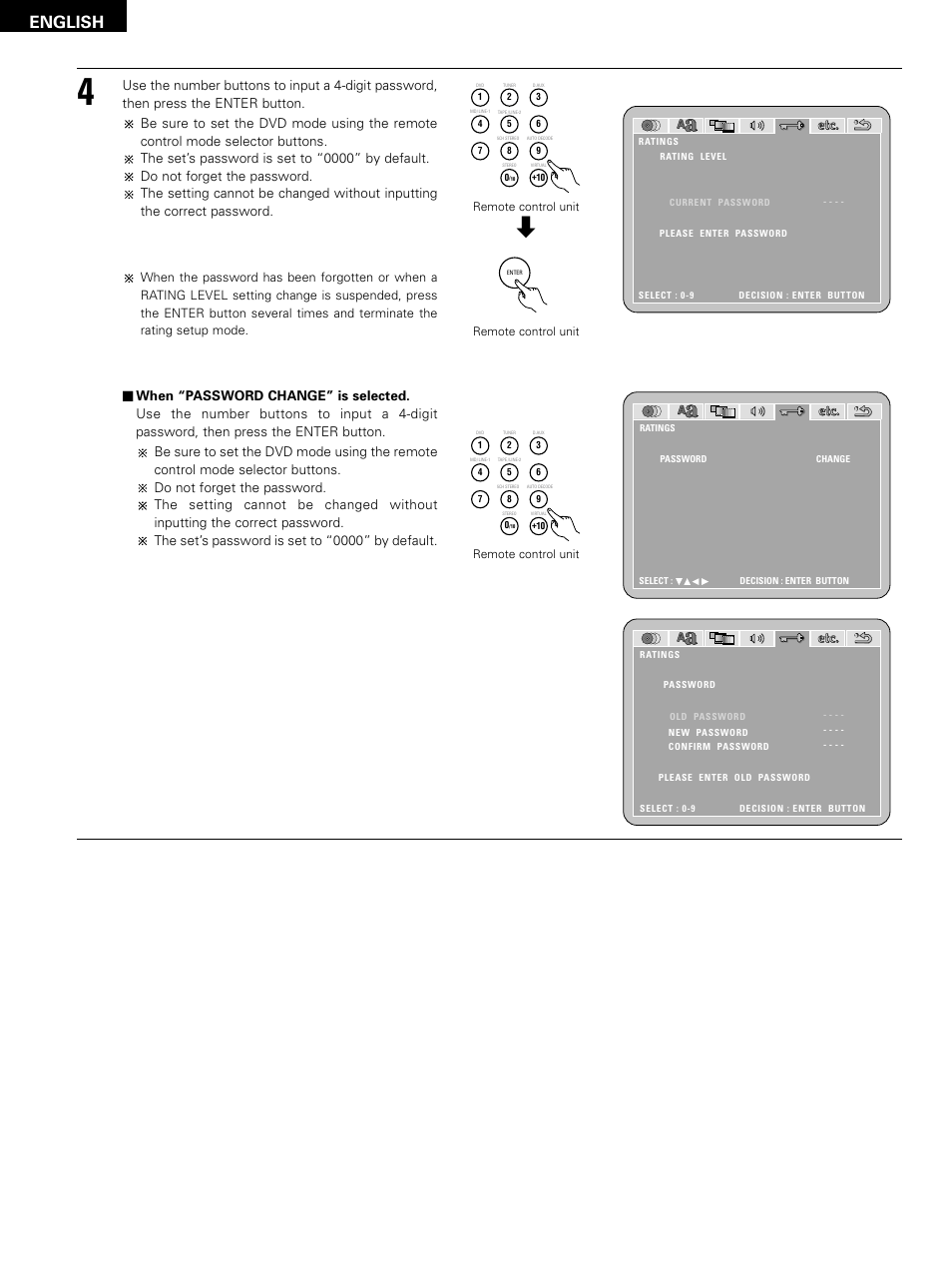 English | Denon D-M51DVS User Manual | Page 98 / 109