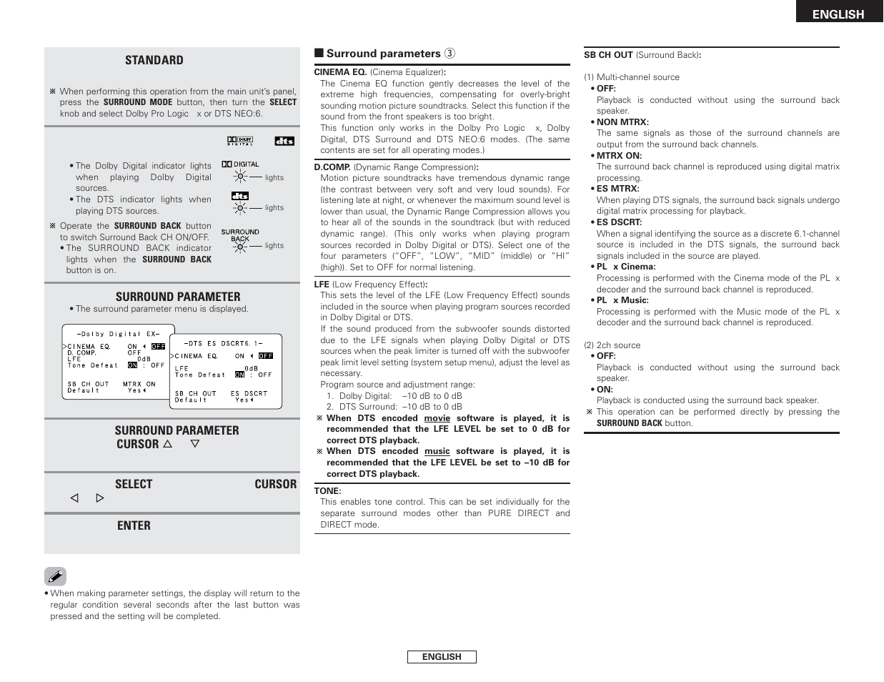 Denon AVR-2106 User Manual | Page 25 / 57