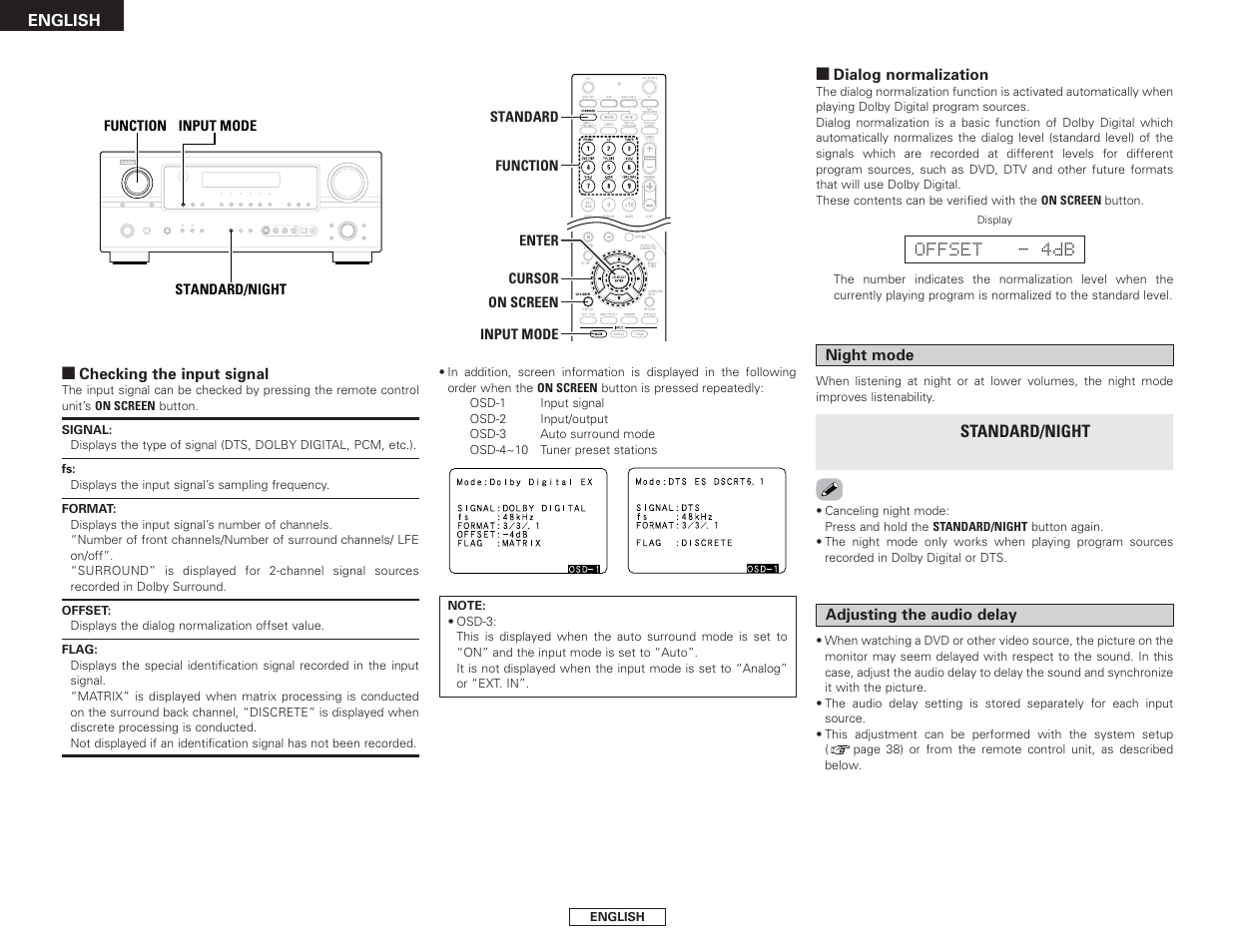 Denon AVR-2106 User Manual | Page 26 / 57