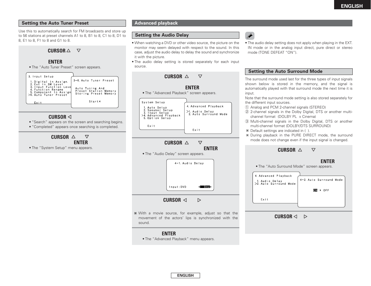 Denon AVR-2106 User Manual | Page 41 / 57