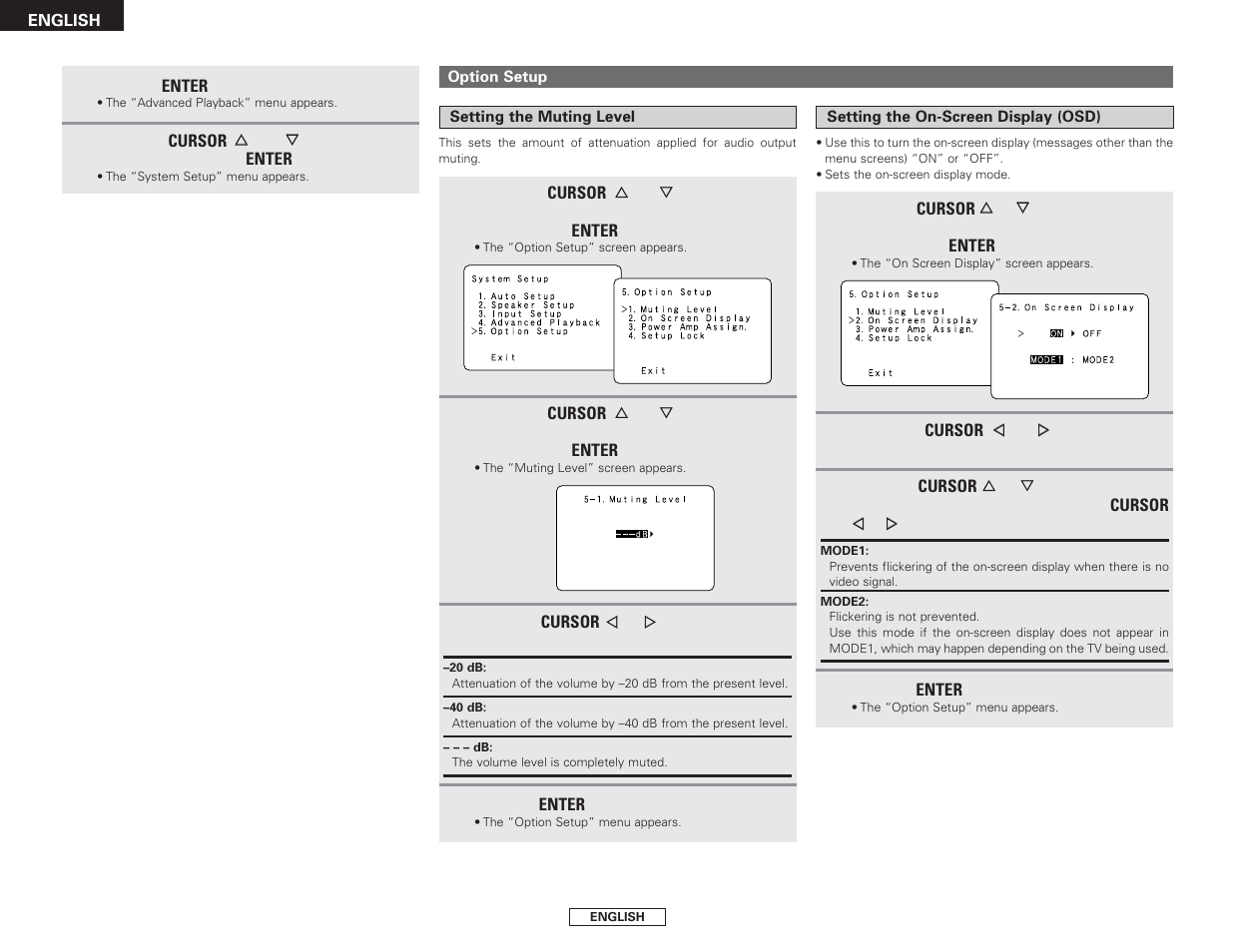 Denon AVR-2106 User Manual | Page 42 / 57