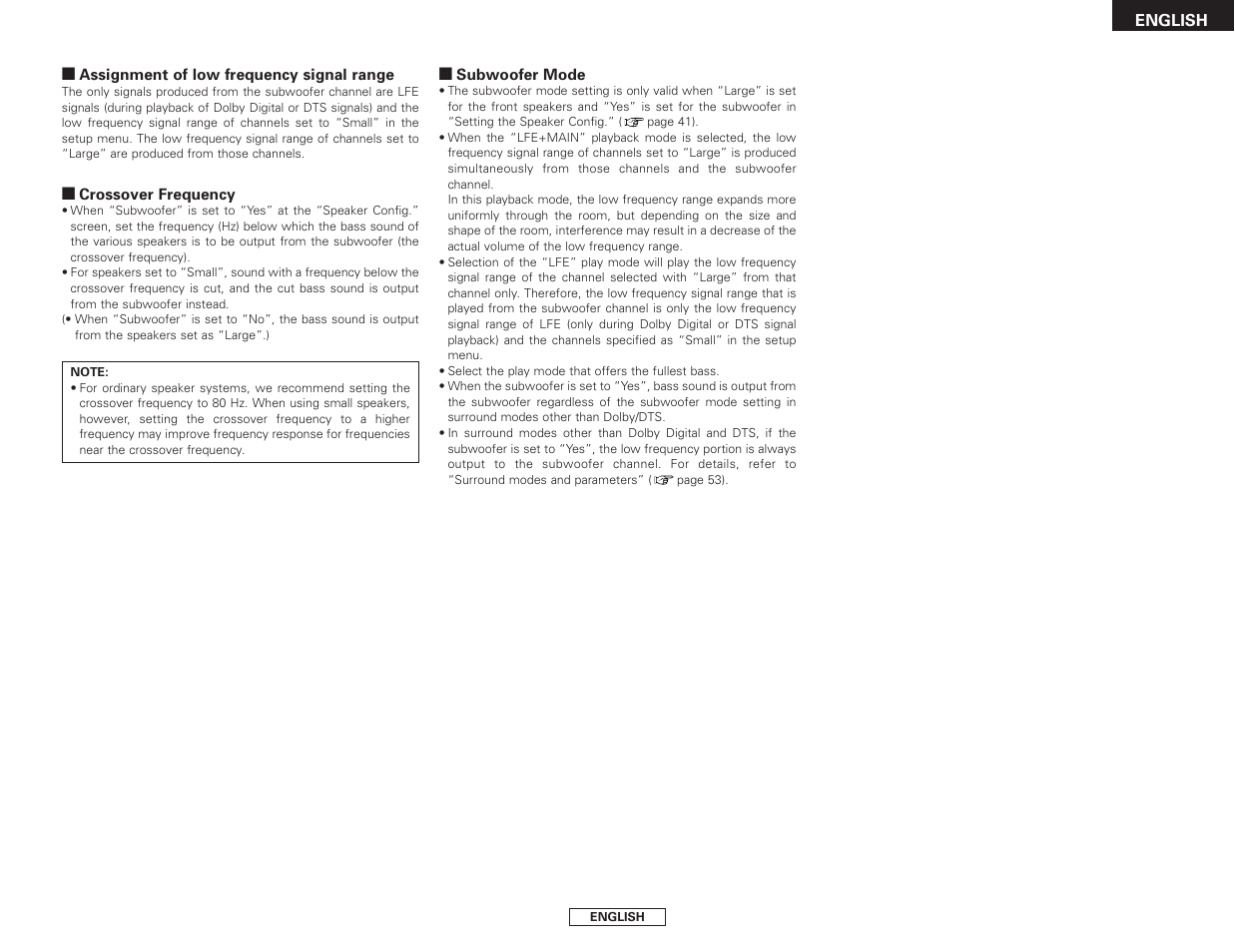 Denon AVR-2106 User Manual | Page 47 / 57