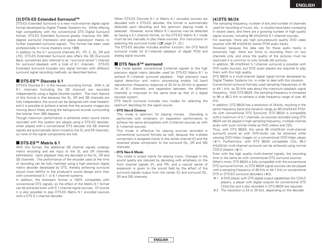 Denon AVR-2106 User Manual | Page 55 / 57