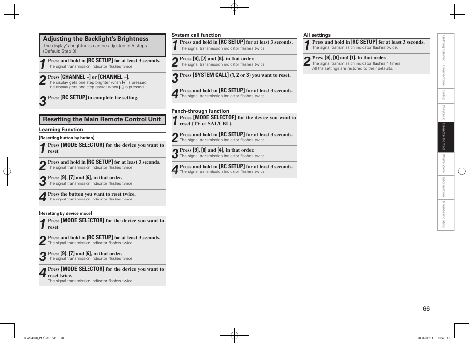 Denon AVR-4308CI User Manual | Page 69 / 110