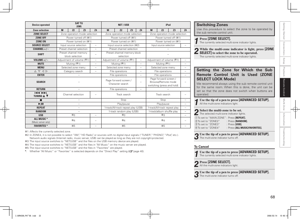 Denon AVR-4308CI User Manual | Page 71 / 110