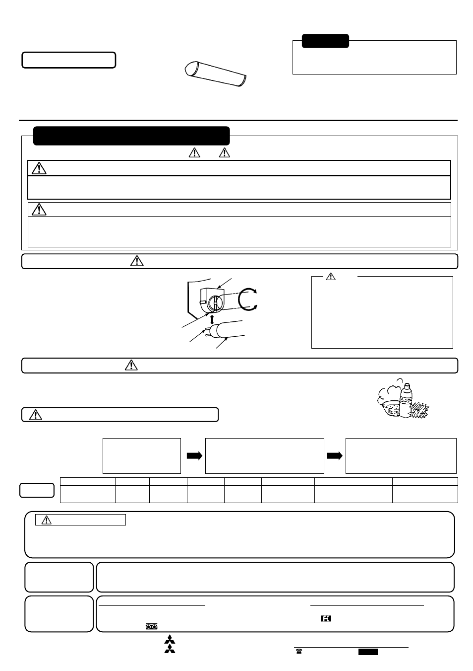 MITSUBISHI ELECTRIC FP20402 User Manual | 2 pages