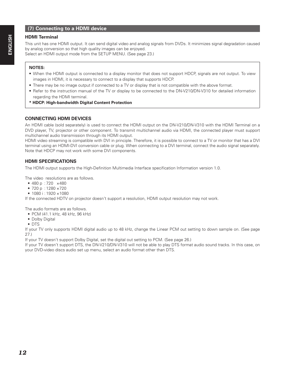 Denon DN-V310 User Manual | Page 19 / 83