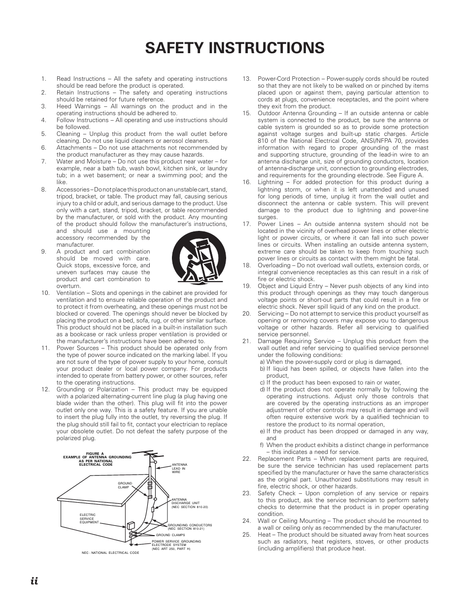 Safety instructions | Denon DN-V310 User Manual | Page 3 / 83