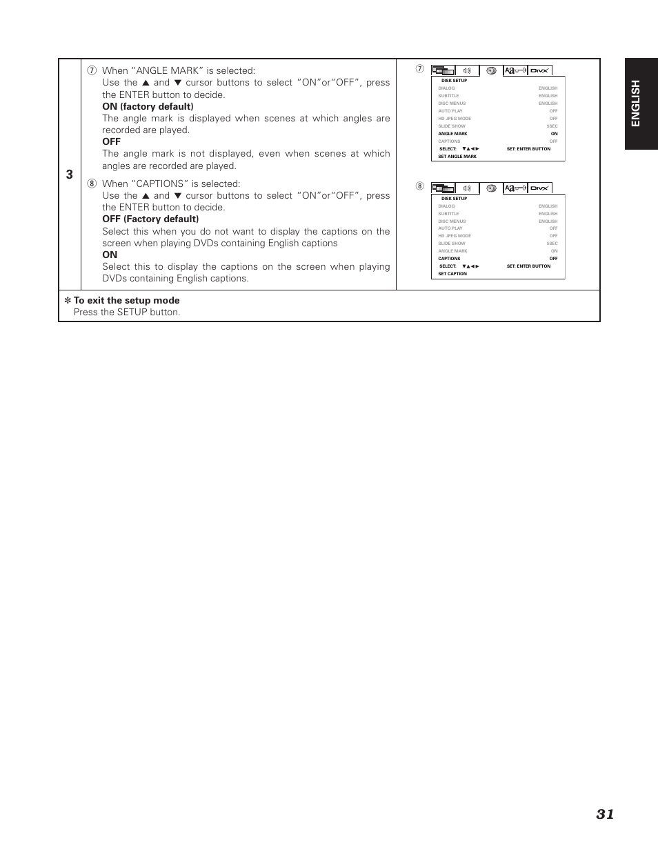 English | Denon DN-V310 User Manual | Page 38 / 83