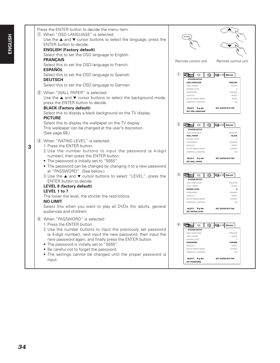 English | Denon DN-V310 User Manual | Page 41 / 83