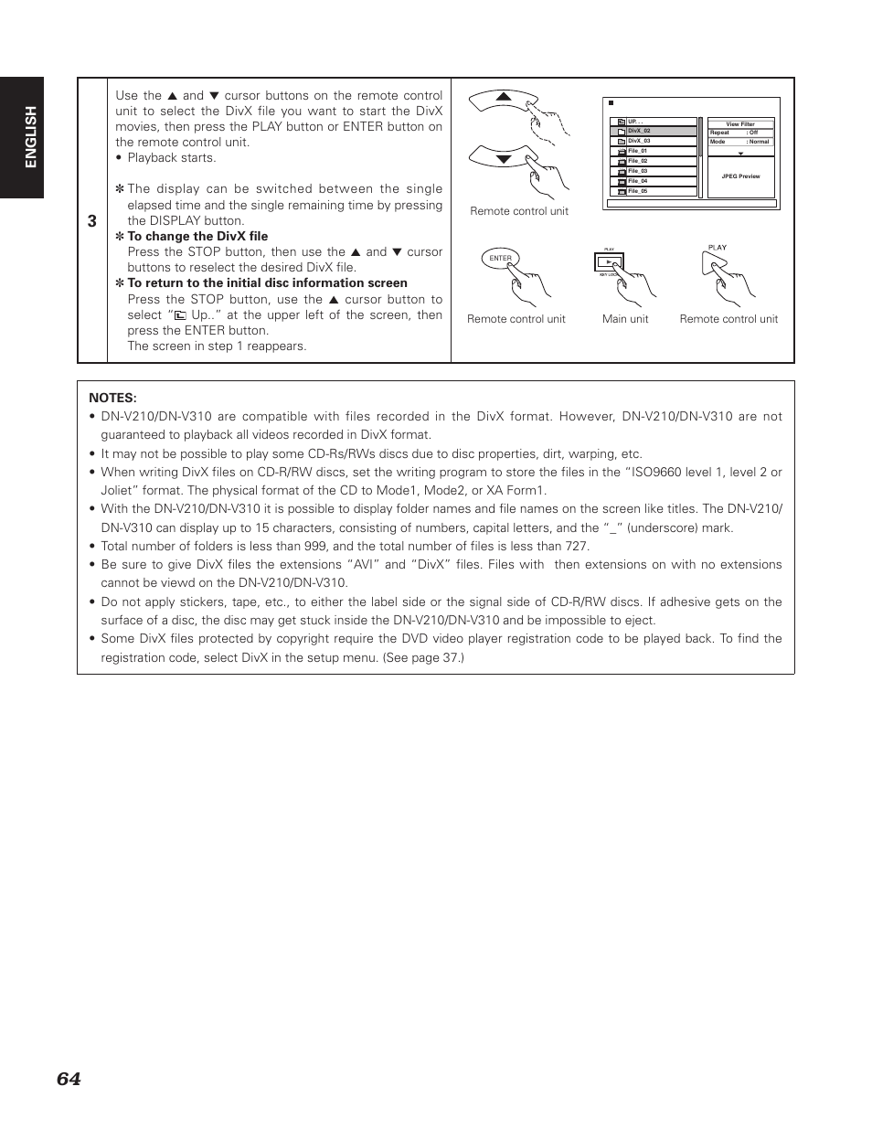 Denon DN-V310 User Manual | Page 71 / 83