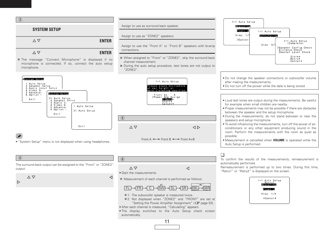 Denon AVR-787 User Manual | Page 14 / 74