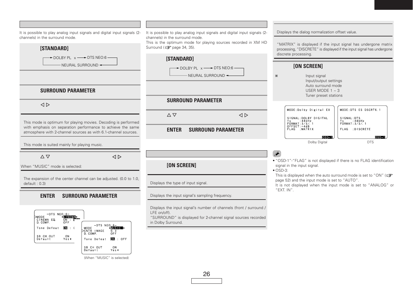 Denon AVR-787 User Manual | Page 29 / 74