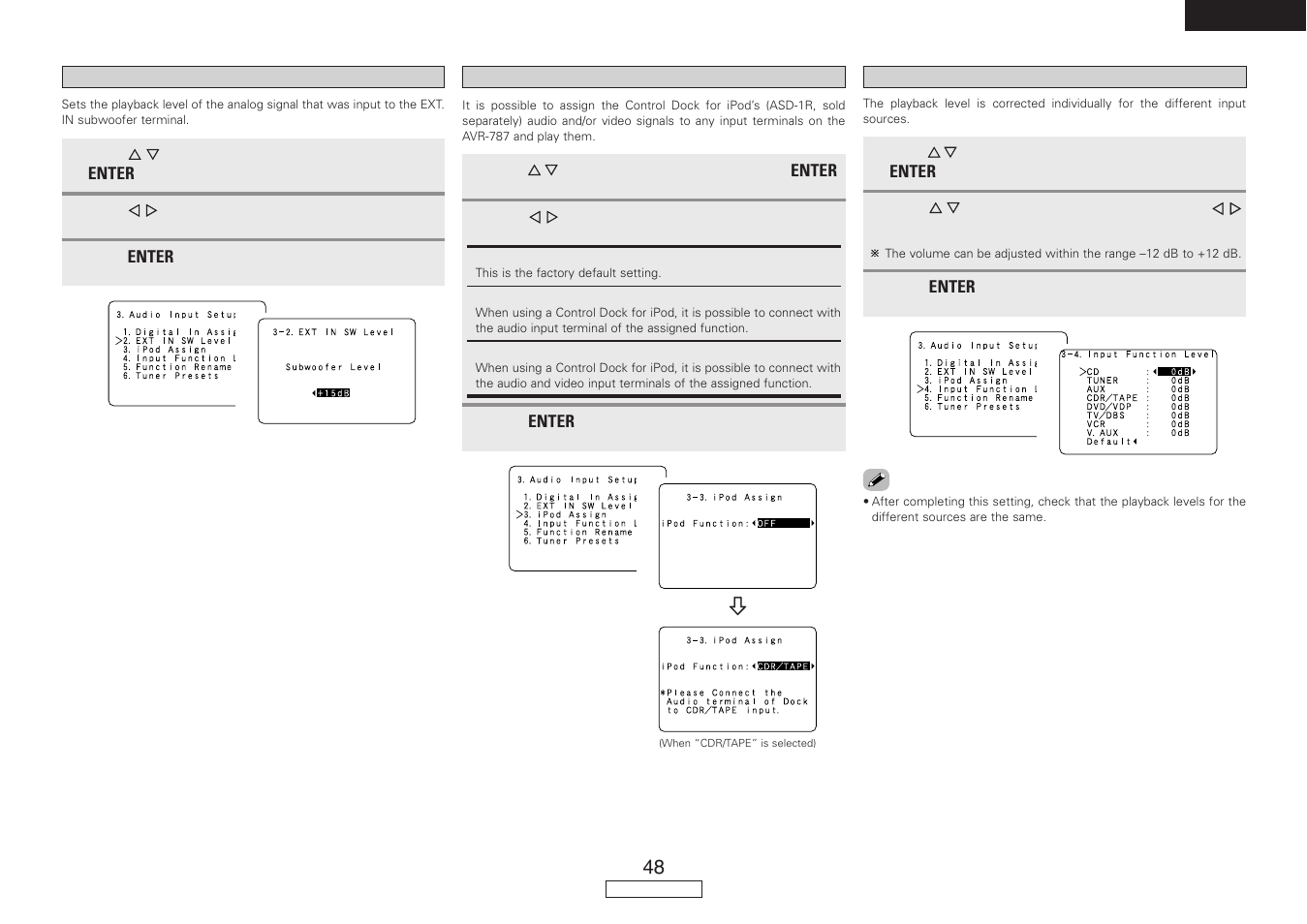 Denon AVR-787 User Manual | Page 51 / 74