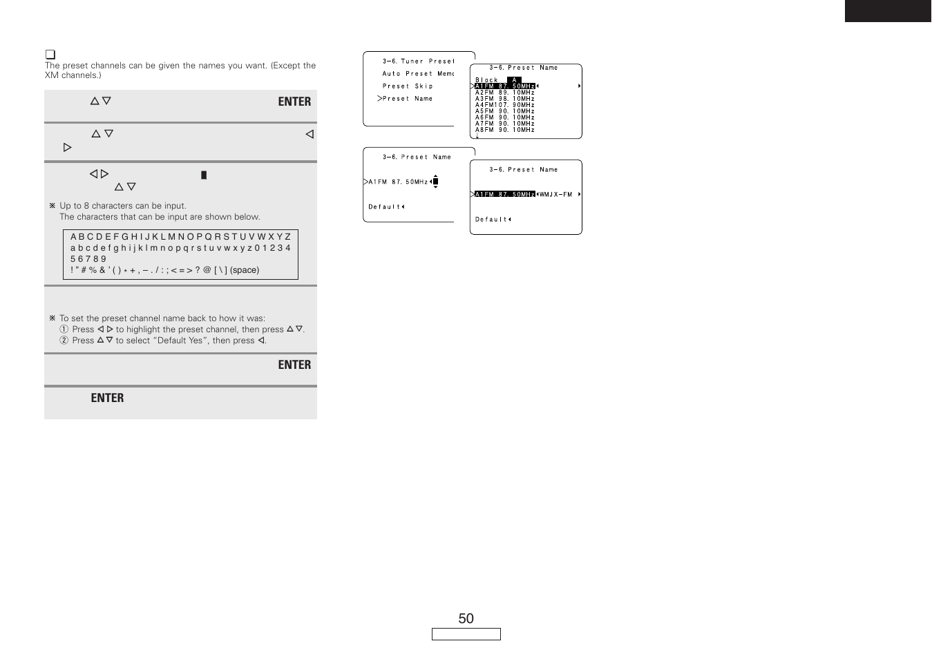 Denon AVR-787 User Manual | Page 53 / 74