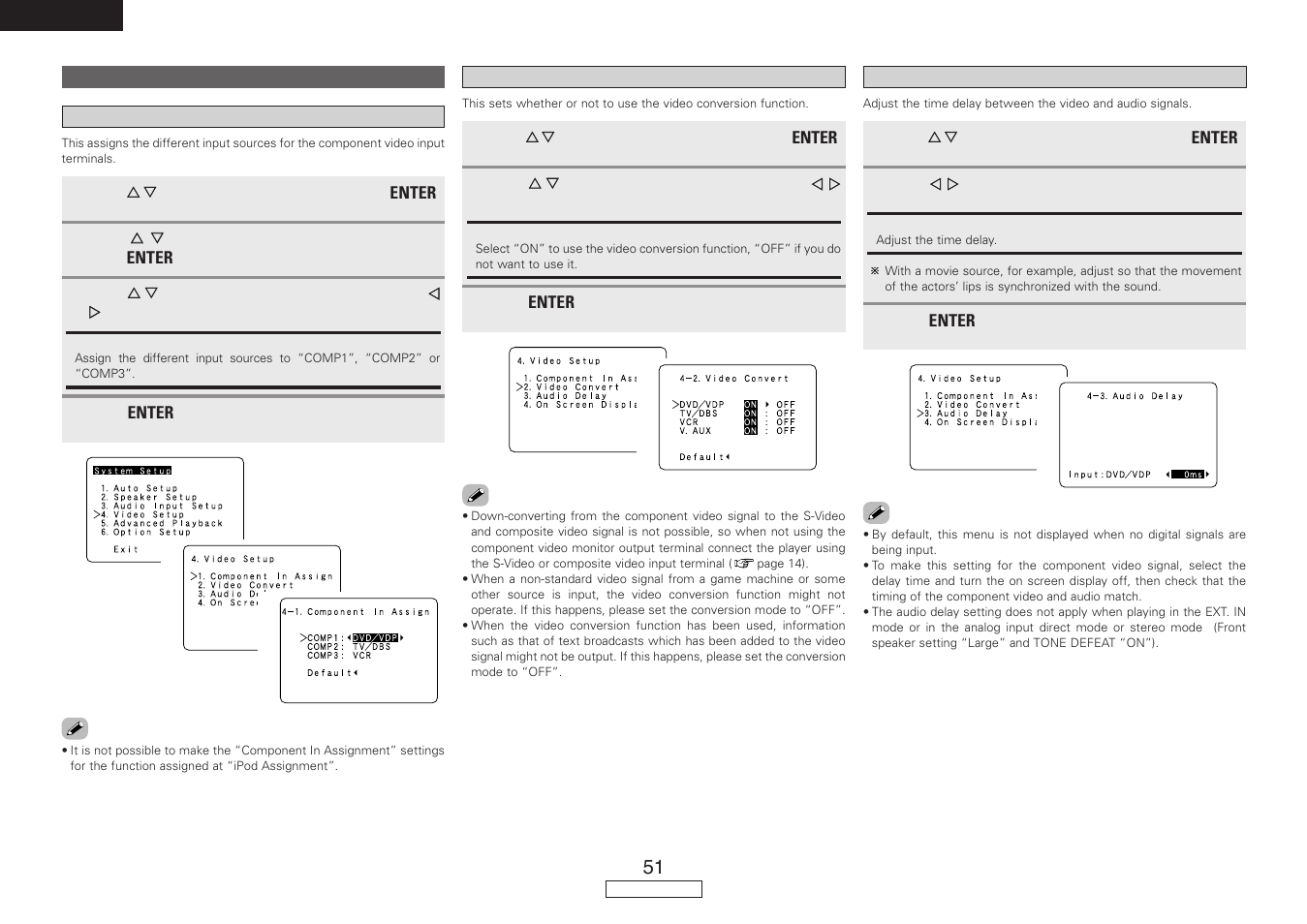 Denon AVR-787 User Manual | Page 54 / 74