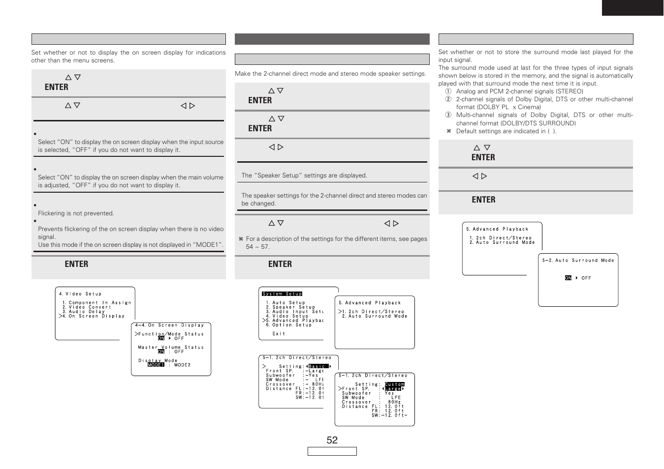 Denon AVR-787 User Manual | Page 55 / 74