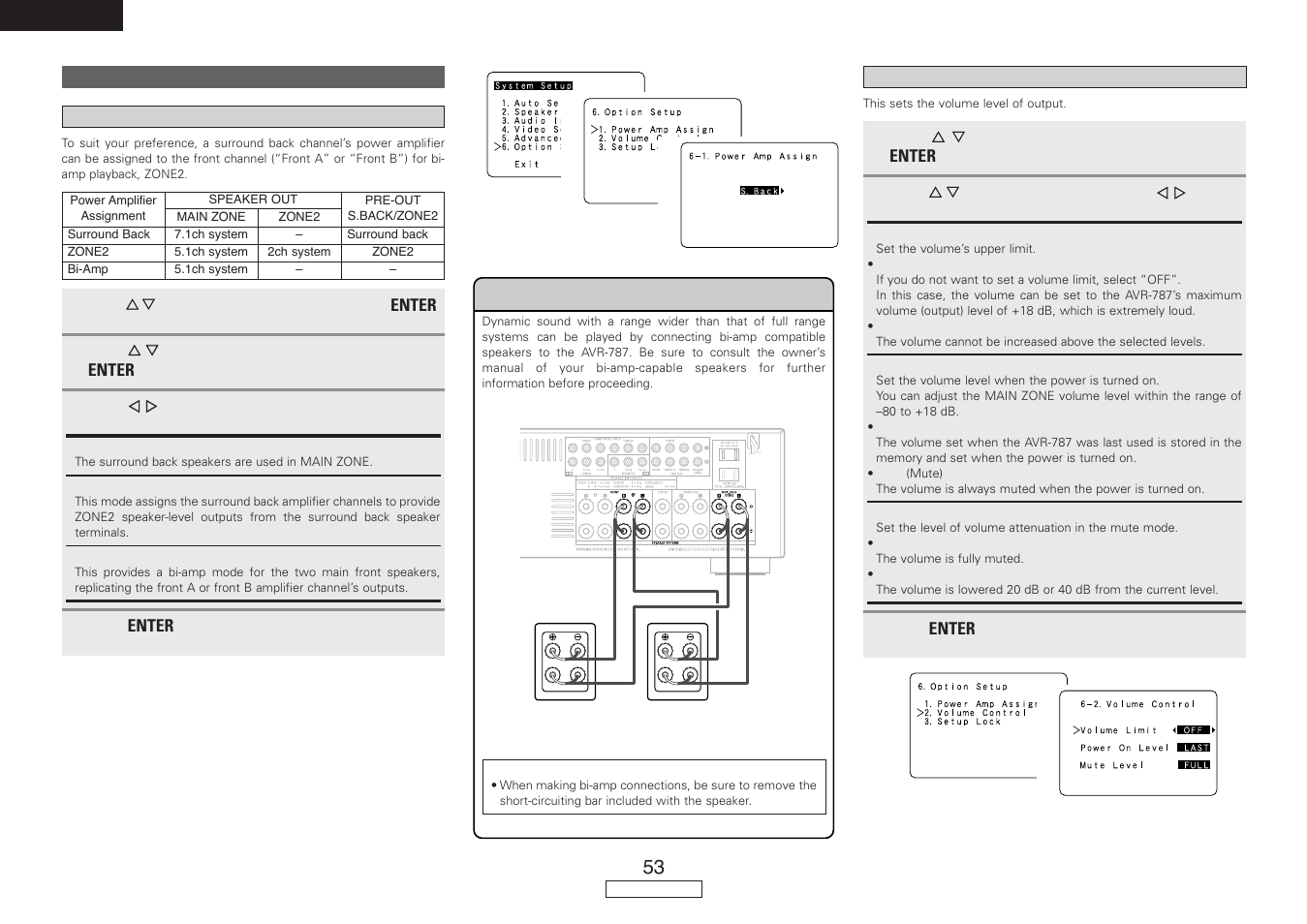 Denon AVR-787 User Manual | Page 56 / 74