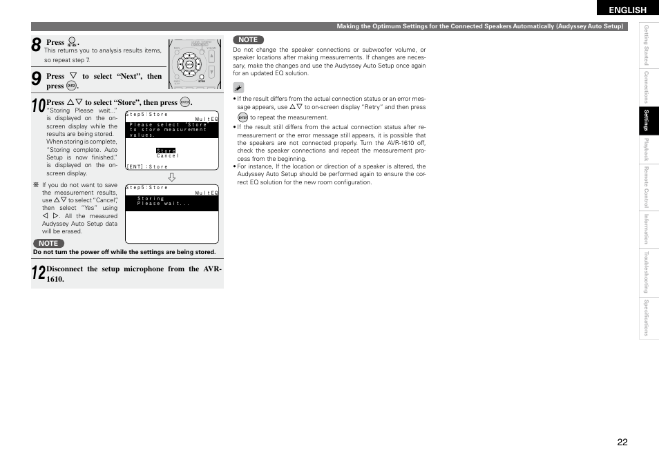 Denon AVR 1610 User Manual | Page 25 / 67
