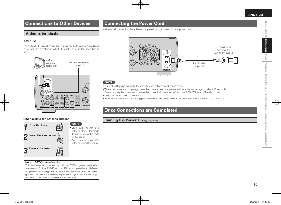 Denon RCD-CX1 User Manual | Page 13 / 28