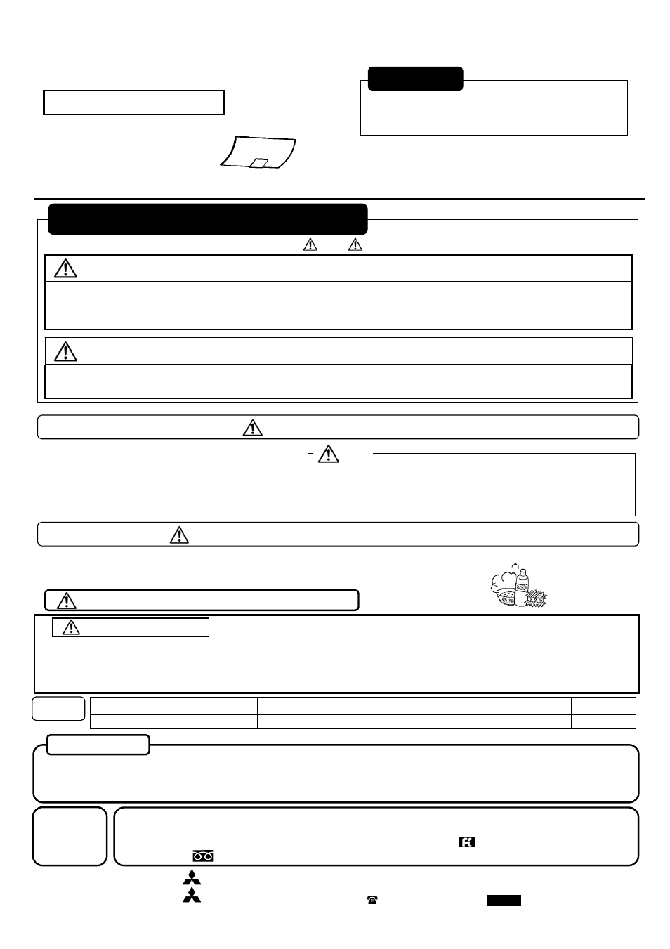 MITSUBISHI ELECTRIC LV3161 User Manual | 2 pages