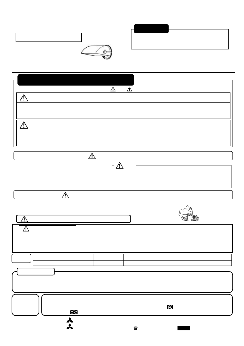 MITSUBISHI ELECTRIC LV3172 User Manual | 2 pages