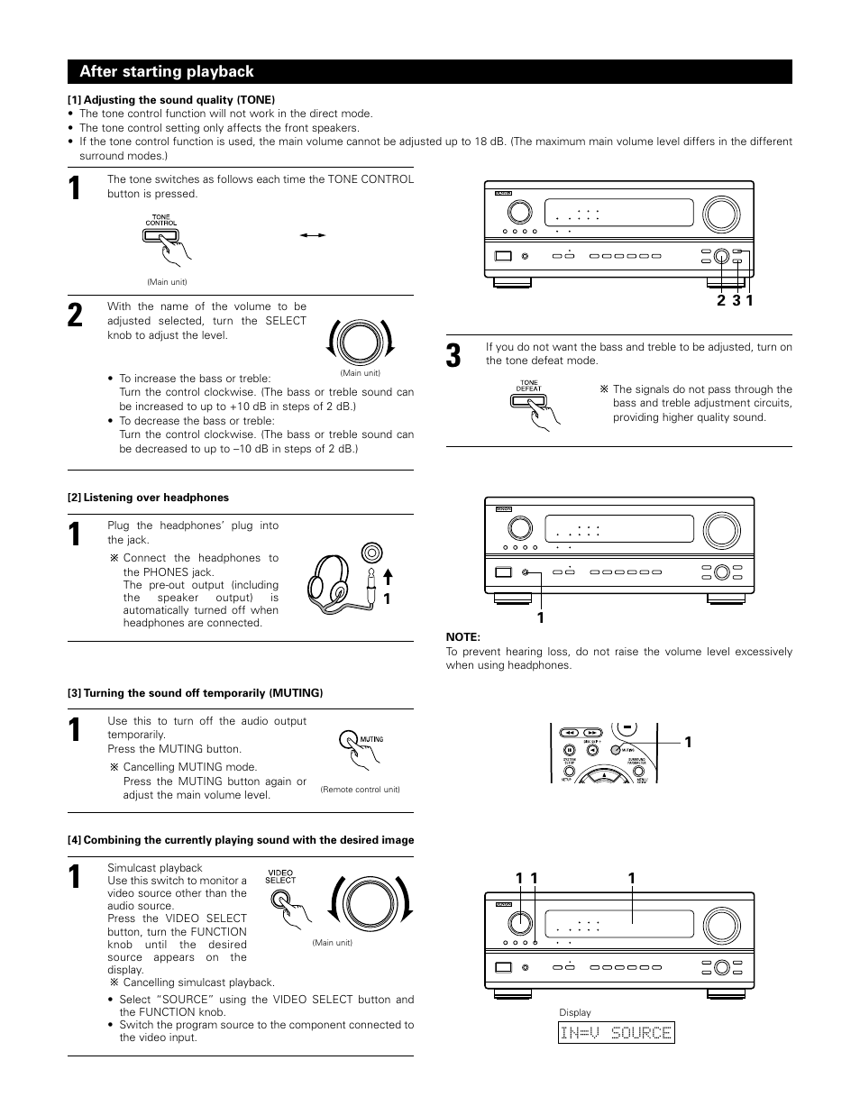 Denon AVR-983 User Manual | Page 45 / 76