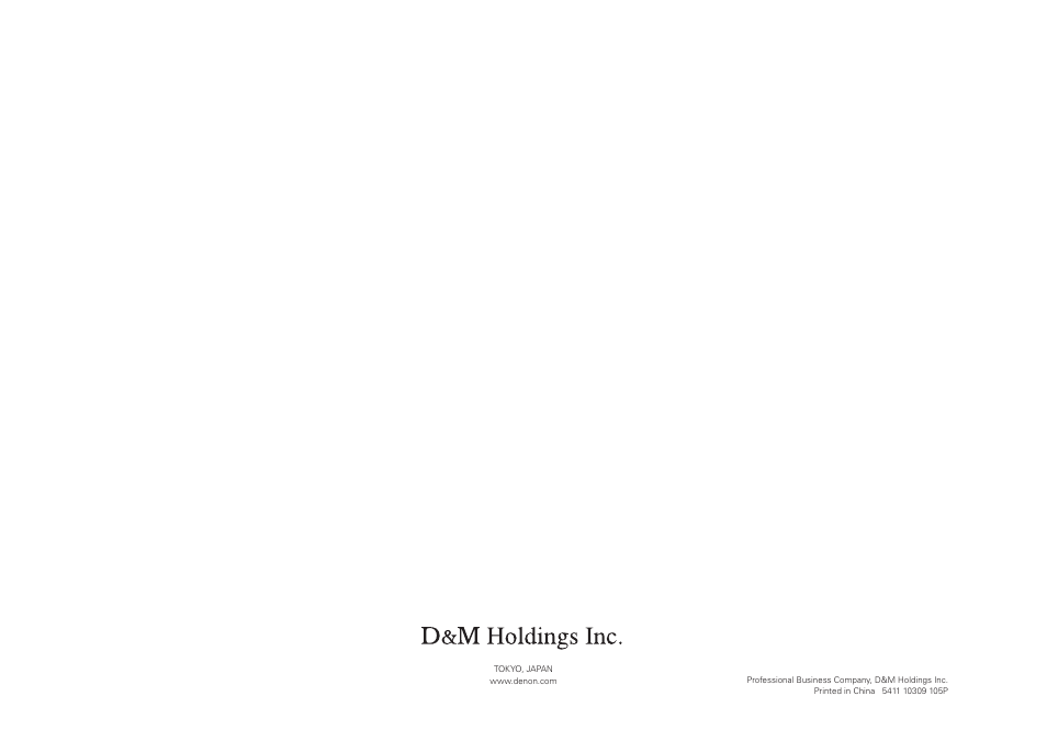 Denon DN-X1100 User Manual | Page 14 / 14