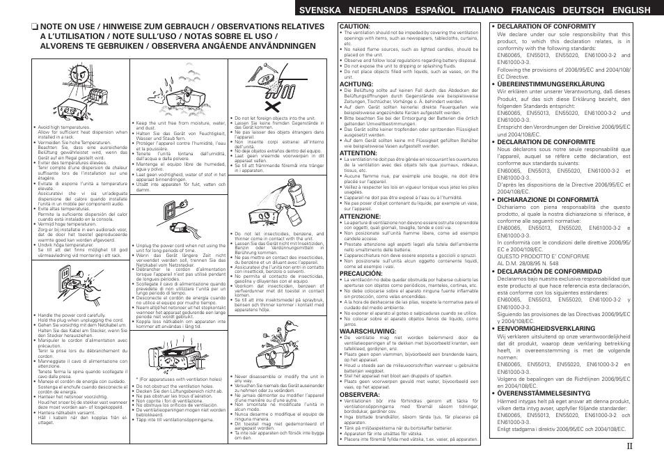Denon DN-X1100 User Manual | Page 3 / 14