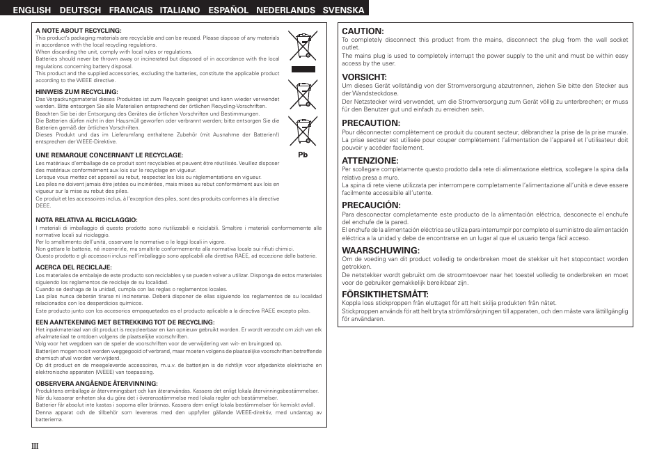 Denon DN-X1100 User Manual | Page 4 / 14