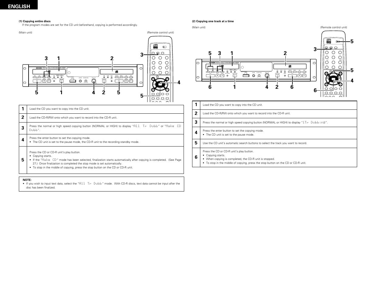 English | Denon DN-C550R User Manual | Page 14 / 35
