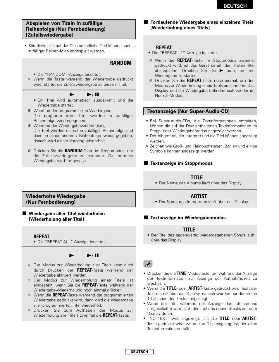 Denon DCD-2000AE User Manual | Page 27 / 90