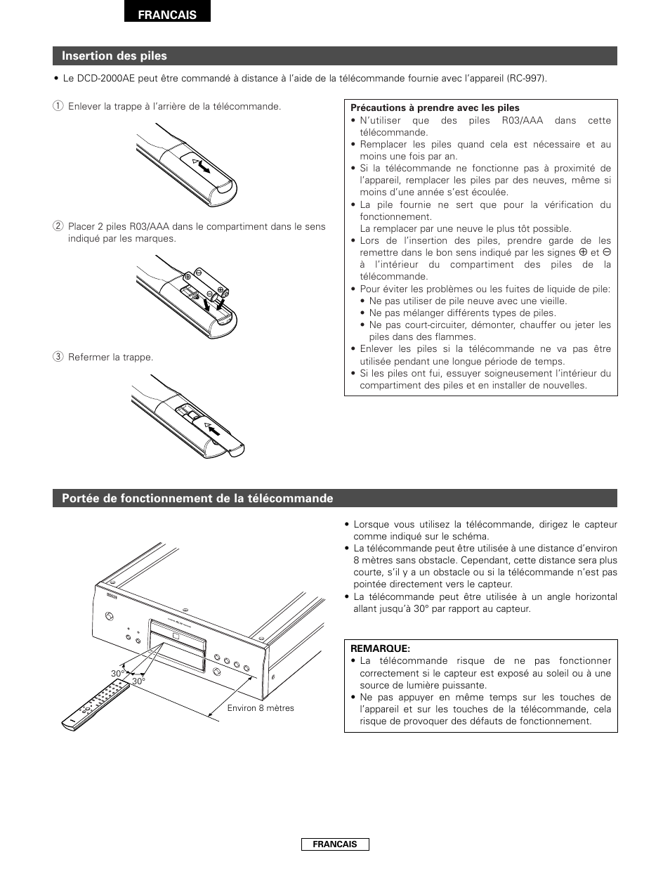 Denon DCD-2000AE User Manual | Page 32 / 90