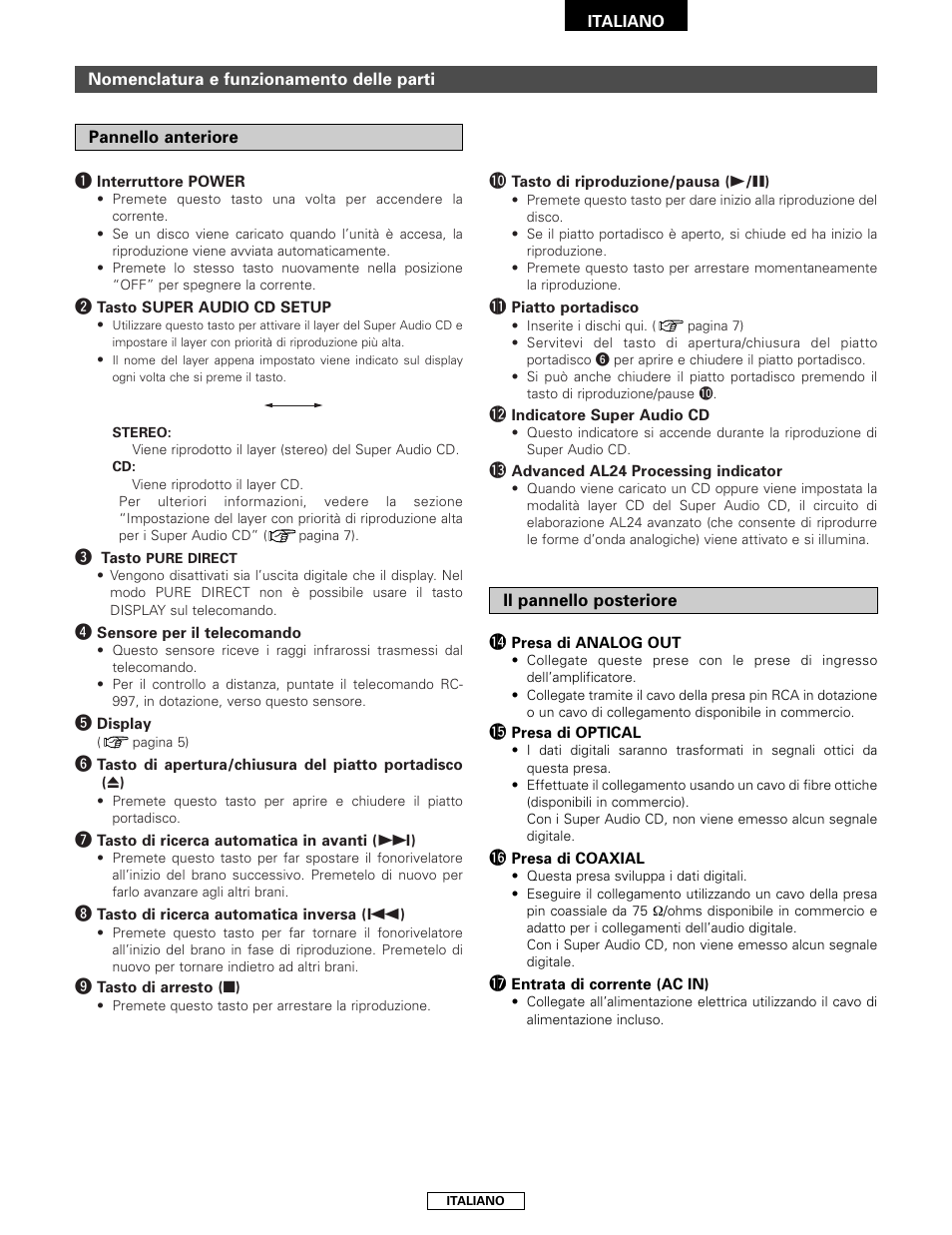 Denon DCD-2000AE User Manual | Page 45 / 90
